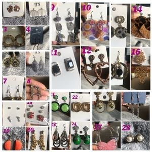 3/$10 Earrings!! Mix & Match 3 pairs